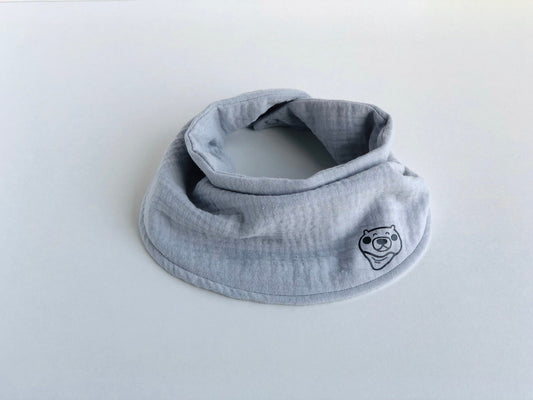 Scarf Bib - Classic Gray