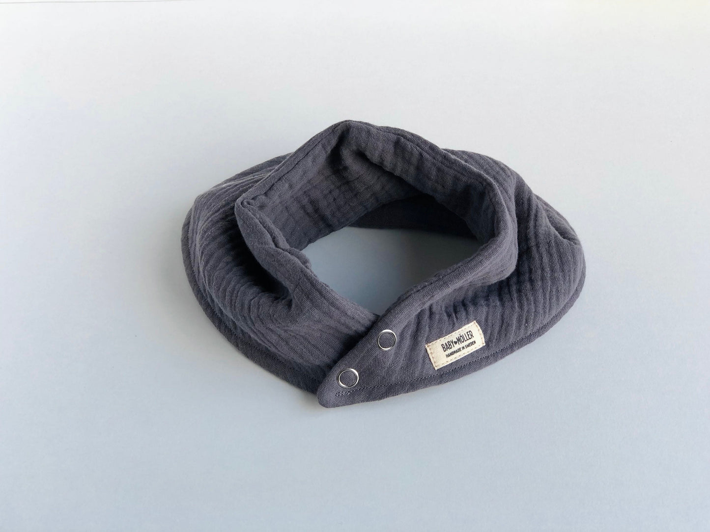 Scarf Bib - Classic Charcoal