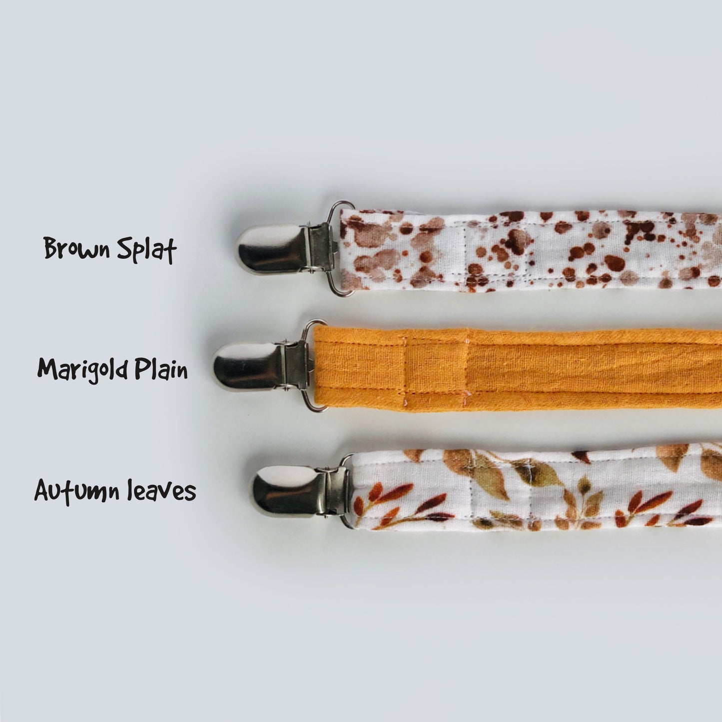 Pacifier Clip - Autumn Leaves